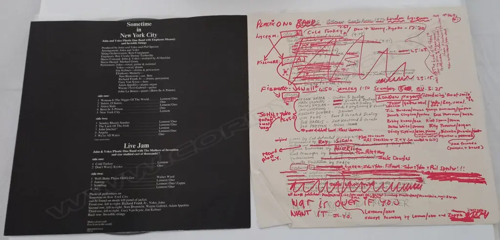 The Plastic Ono Band, Some Time In New York City, (Double Album) Image 1++